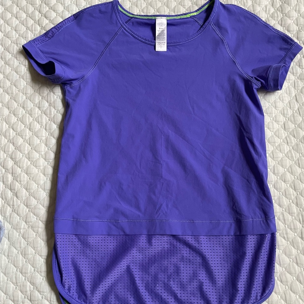 Ivivva Short Sleeve Purple Tee